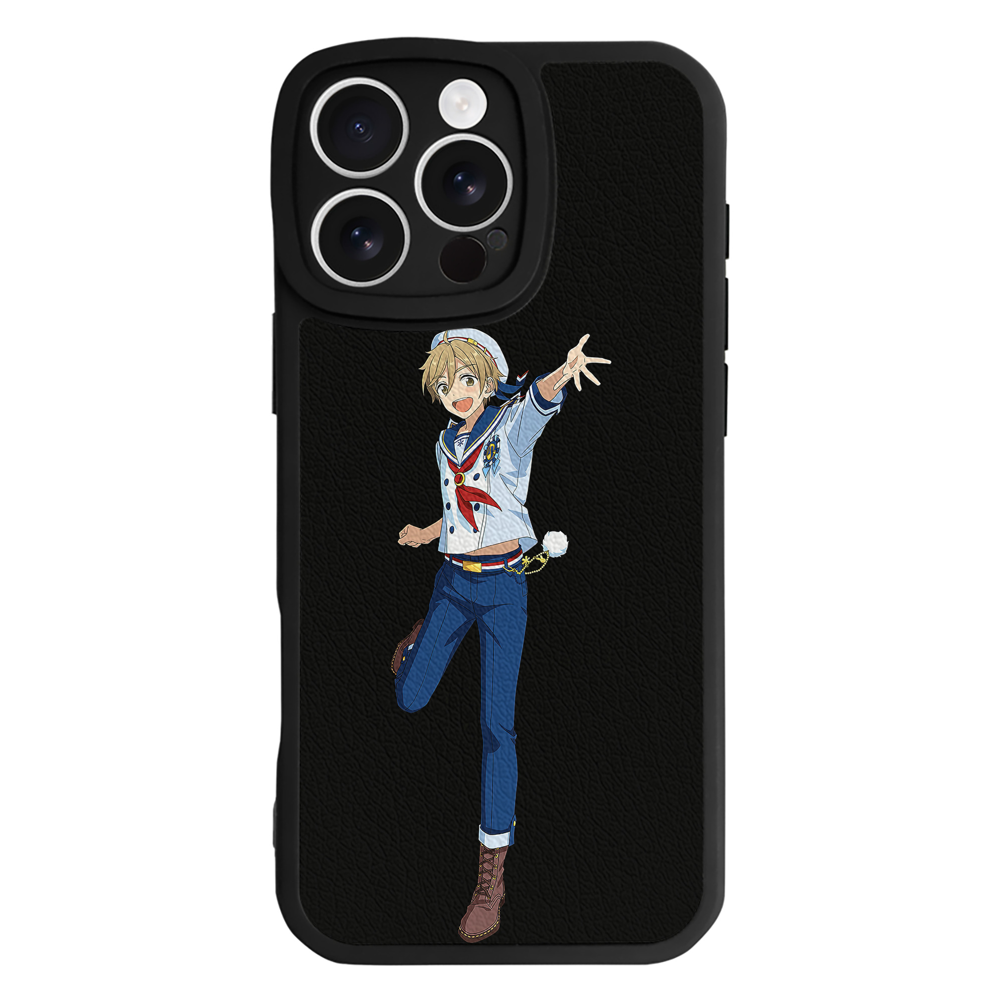 （画像用） あんさんぶるスターズ! Ensemble Stars 【iPhone 16シリーズ対応】シリコンスマホケース（レザー調） 材質：シリコン
